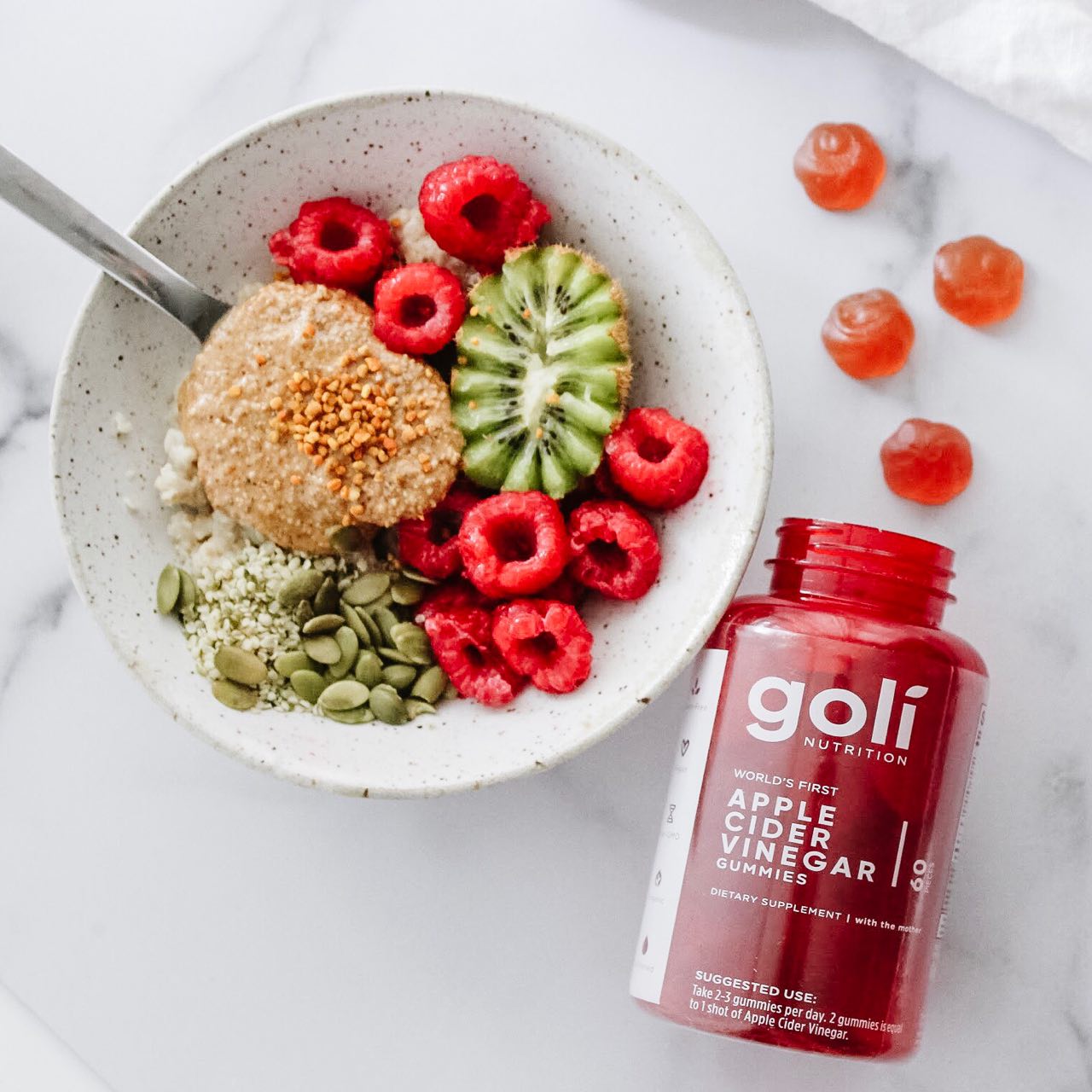 Goli Nutrition Apple Cider Vinegar Gummies  |  Unit = Case of 48 (TF)