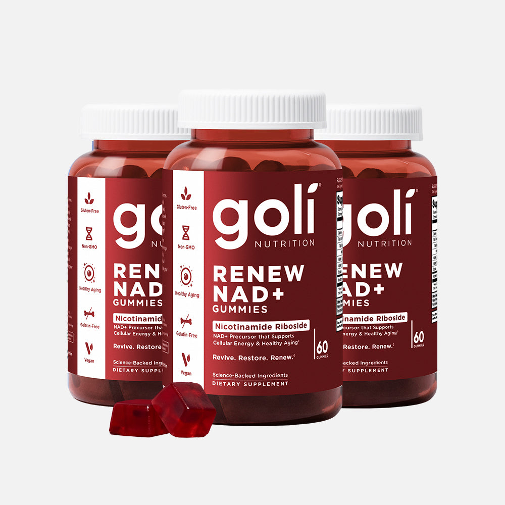 3 Bottles of Renew NAD+ Gummies