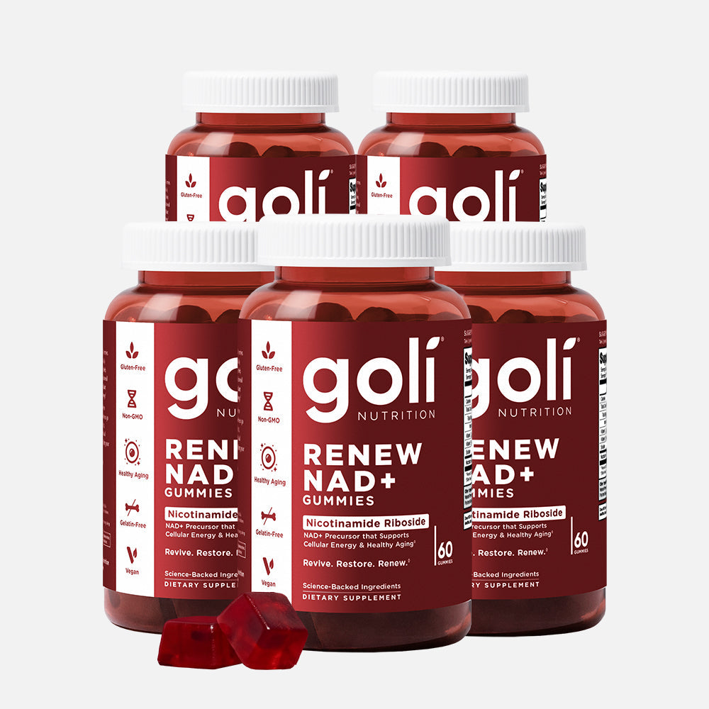 5 Bottles of Renew NAD+ Gummies