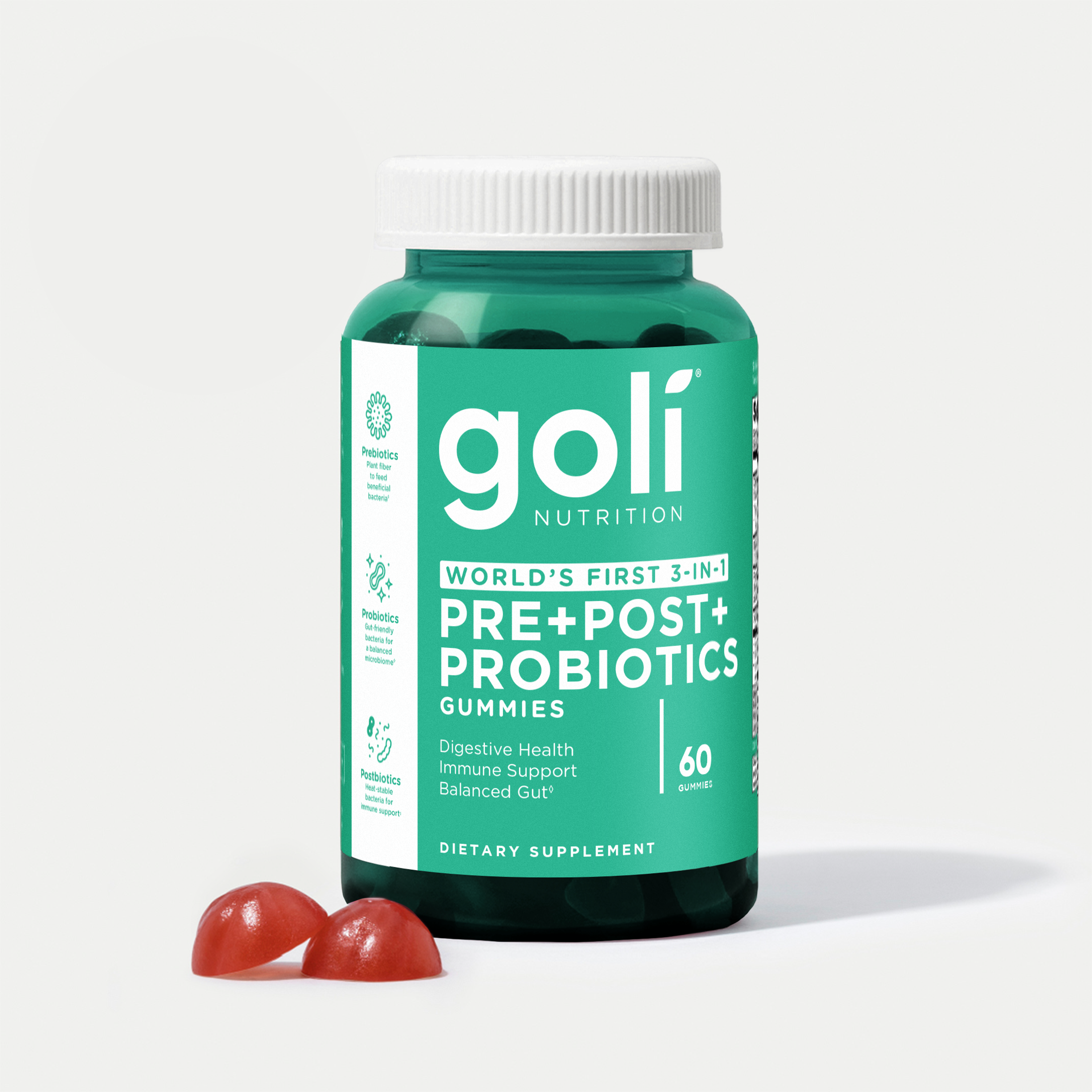 Goli Nutrition Probiotic+ Gummies  |  Unit = Case of 48