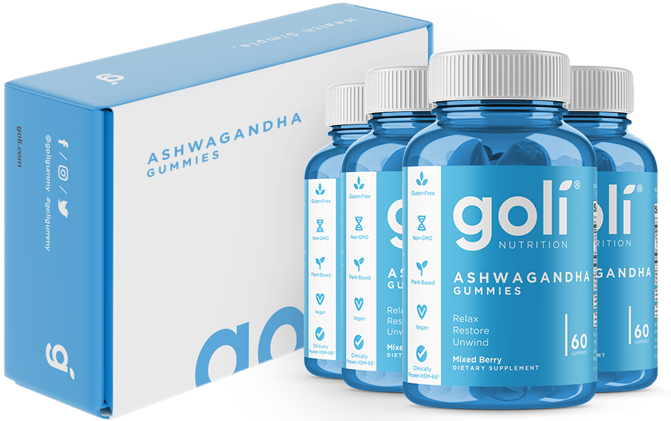 4 Bottles of Ashwagandha Gummies, Loyalty Bonus