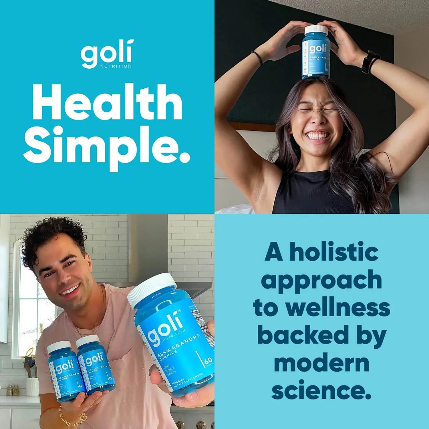 1 Pack Goli® Ashwagandha Gummies