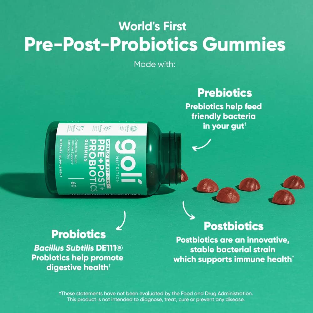 1 Pack Goli® Probiotic+ Gummies