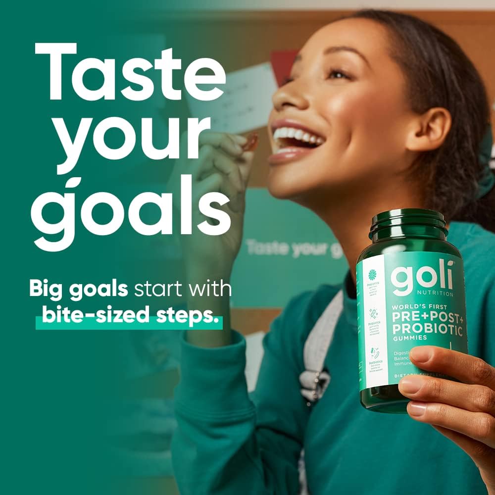 1 Pack of Goli® Probiotic+ Gummies