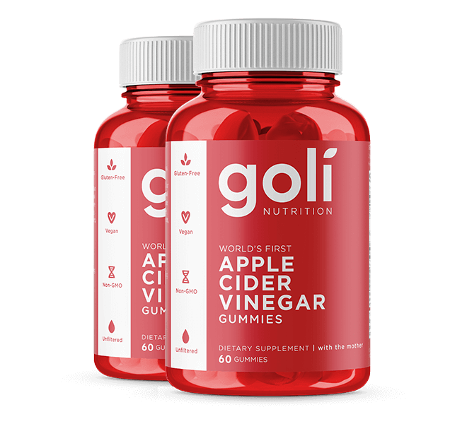 Goli Apple Cider Vinegar Gummy Vitamins - Vitamin B12, Gelatin-Free, Gluten-Free, Vegan & Non-GMO. America's #1 Apple Cider Vinegar Vitamin Brand
