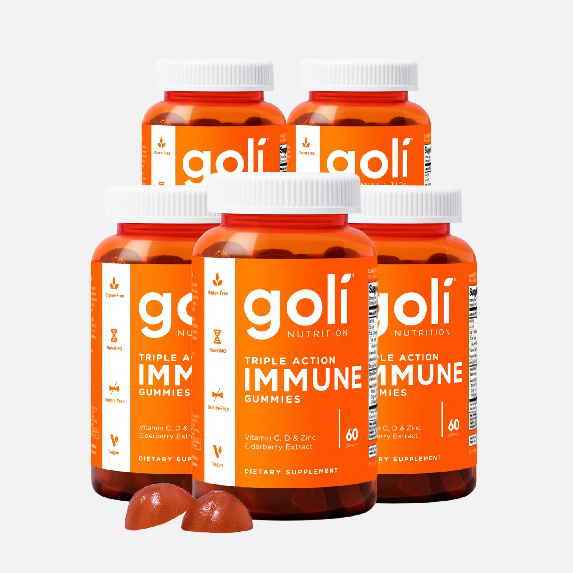 5 Bottles of Immune Gummies