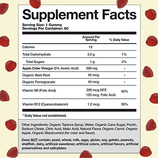 Goli Nutrition Apple Cider Vinegar Gummies  |  Unit = Case of 24
