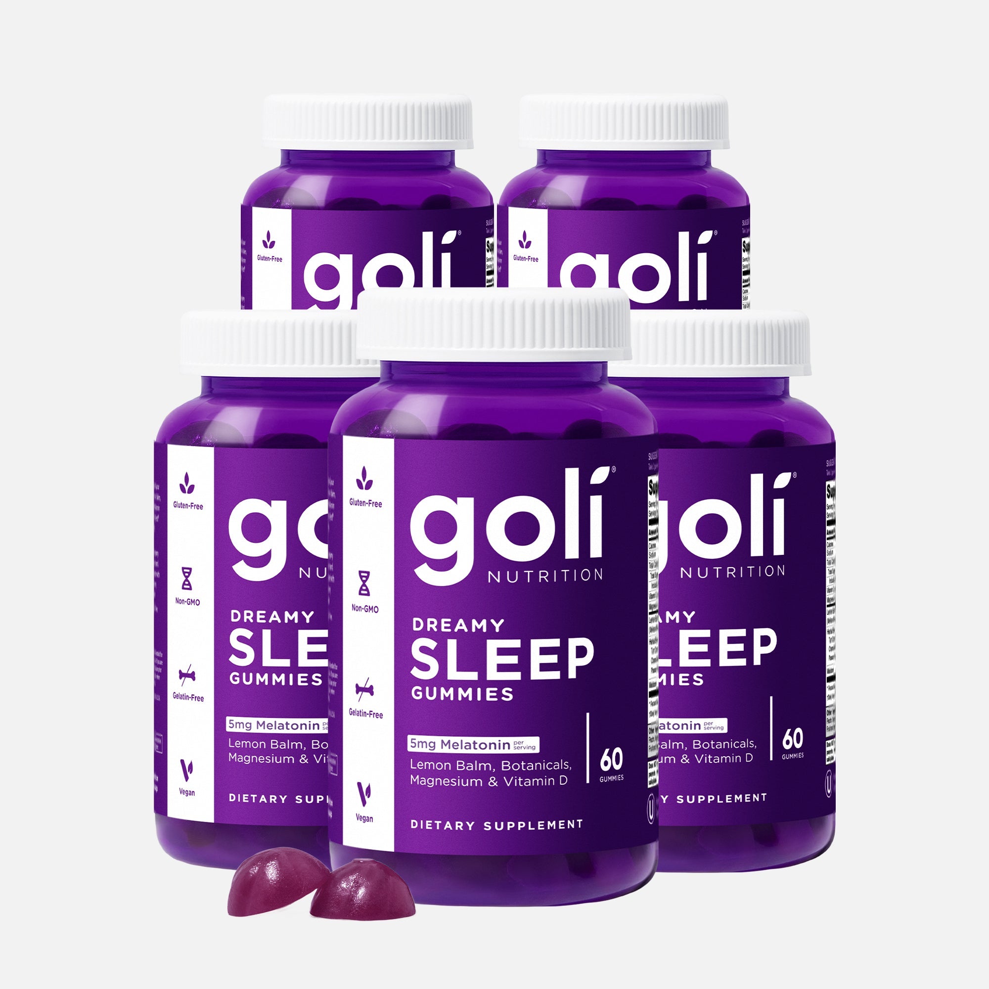 5 Bottles of Sleep Gummies