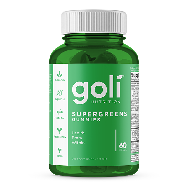Goli Nutrition Supergreens Gummies  |  Unit = Case of 48 (TF)