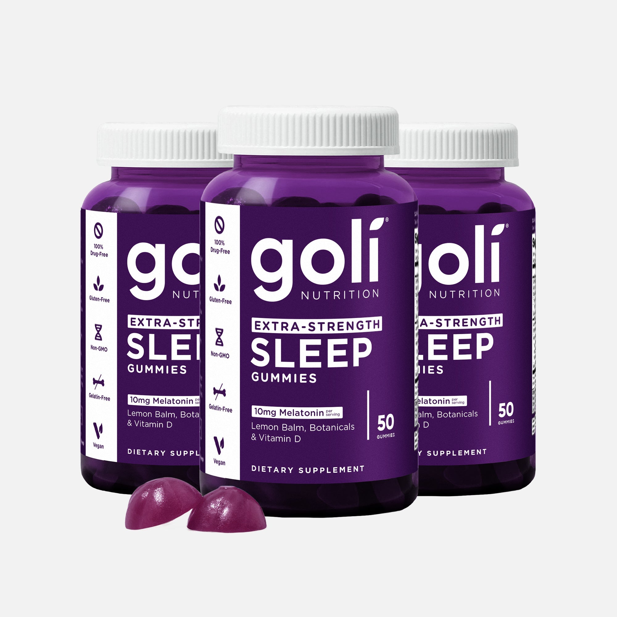 3 Bottles of Extra-Strength Sleep Gummies